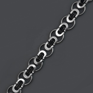 Handmade <b>Chains</b> Simple Design Byzantine Hip Hop <b>Chain</b> Stainless Steel Mixed Plating Top Quality - Product Image 4