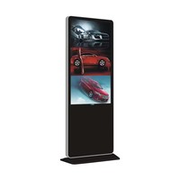 Pantalla Digital LCD Tipo Tótem, Señalización Digital Comercial con Instalación de Pie para Uso en Interiores