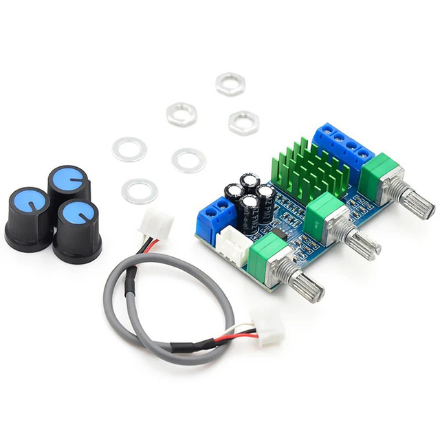 XH-M567 TPA3116D2 Dual-Channel 80W*2 Audio Power Amplifier Board High-Power Digital Stereo Electronic Modules and Kits