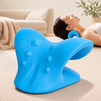 Dispositif de traction cervicale en EVA en forme de C pour la relaxation du cou et des épaules, soulagement de la douleur au cou et alignement de la colonne vertébrale