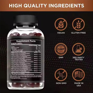 BIOCCHN suplemen pendukung kekebalan tubuh penguat otak dewasa 10-bled jamur kompleks permen karet singa ekor Turki Cordyceps - Product Image 2
