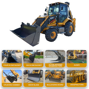 Miniexcavadora EVERSTAR de 9500 kg y 7 kW, Cargadora de Ruedas con Motor Amarillo y 1 Año de Garantía para Construcción Urbana - Product Image 2