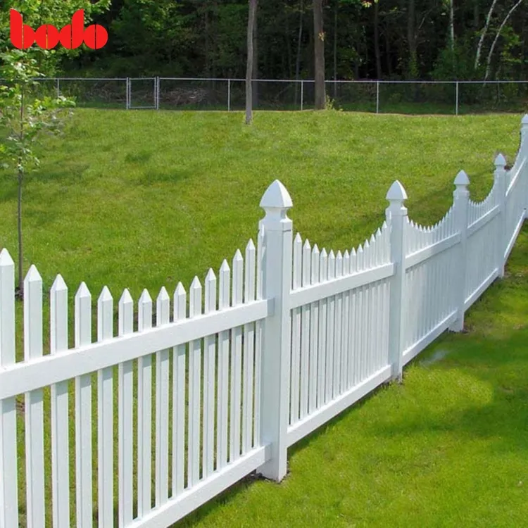 Высокая конфиденциальность, белая пластиковая Заборная ограда, ПВХ садовые виниловые заборные панели с верхней заборной