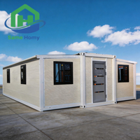 Casa Contenedor Prefabricada Portátil OEM ODM de 40 y 20 Pies, Casa Móvil Expandible, Mini Casa Portátil de 2, 3, 4 y 5 Dormitorios, Tipo Granny Flat