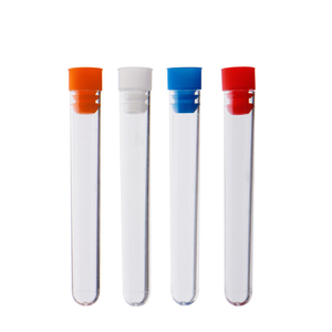 Plastic Tube With Cap Plastic Plastic Test Tubes Customized Complete Specifications Plastic PS PP Test Tube With Screw Cap