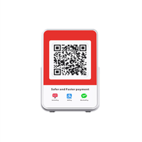 4G/WIFI Static QR Code Payment Sound Box E-wallet Payment Collection Stand avec Voice Broadcast Speaker