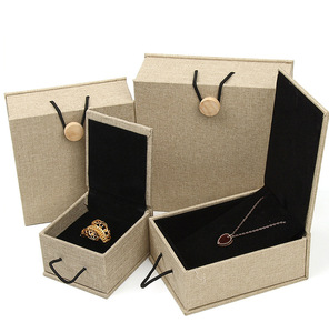 ผลิตกล่องใส่เครื่องประดับกระดาษพิมพ์โลโก้ตามสั่ง กล่องบรรจุภัณฑ์เครื่องประดับสุดหรู กล่องเครื่องประดับแบบกำหนดเอง รับผลิตแบบ OEM ODM ชุดกล่องเครื่องประดับ - Product Image 2