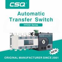 Interruptor de Transferencia Automática CSQ 4P 200 Amperios 4 Polos 1600 Amperios ATS 32 Amperios 300A para Generadores 2 Entradas 2 Salidas 220 230V 690V 225A