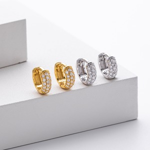 GP S925 huggie <span class=keywords><strong>hoop</strong></span> orecchini CZ zircone diamante lave <span class=keywords><strong>hoop</strong></span> sottile gioielli piccoli <span class=keywords><strong>mini</strong></span> cerchio spose regalo di anniversario all'ingrosso - Product Image 3