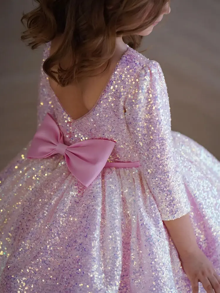 All'ingrosso ragazza festa per bambini vestito da principessa per bambini paillettes abito da ballo tulle per bambine abiti vestidos para nias