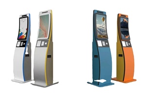 27 inch tự phục vụ kiosk tiền mặt recycler màn hình cảm ứng thông tin kiosk với máy thanh toán tiền mặt - Product Image 2