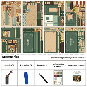 Kit Fai-<span class=keywords><strong>da</strong></span>-Te per Casa <span class=keywords><strong>delle</strong></span> Bambole in Miniatura, Puzzle 3D in Legno, Angolo Lettura, Mini Casa, Regalo Romantico di San Valentino, Tavolino <span class=keywords><strong>da</strong></span> Caffè per Coppie - Product Image 2