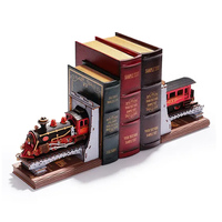 Robotime Miniature Maison TGE01 Century Train Serre-Livres Étagère Kit D'insertion DIY Livre Nook Bois Artisanat 3D Puzzles En Bois