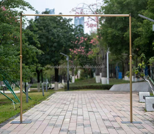 2025 Mới Vàng Ống Đám Cưới Và Treo Lên Có Thể Điều Chỉnh Lên Backdrop Đứng Nhiệm Vụ Nặng Nề Thiết Lập Cho Tổ Chức Sự Kiện Đảng Trang Trí Đám Cưới - Product Image 6