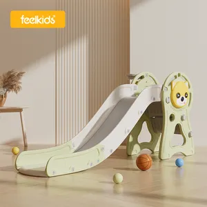 Feelkids Cute dog Fun and Safe Kids plastic Slide for Indoor Play - Great for Toddlers and Children at Home