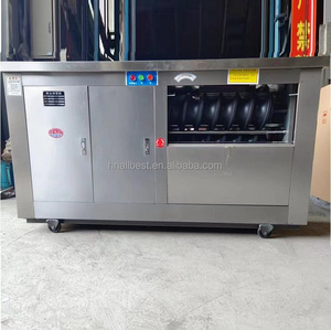 Machine de découpe industrielle pour petits morceaux de pâte à pain et à beignets, diviseuse et bouleuse de pâte 200-300g avec moteur à courroie - Product Image 2