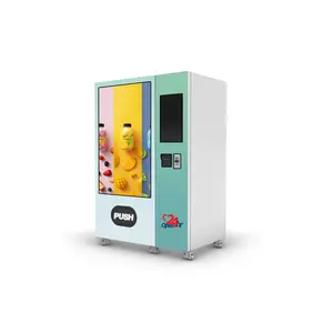 Airport Coin Operated Snack Bottle Drinks Water Vending Machine Robot Supermarket Supplies Cabinet