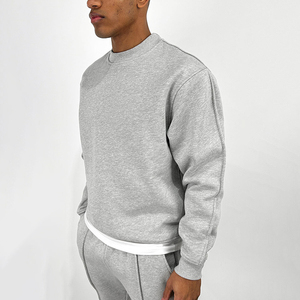 <span class=keywords><strong>Felpa</strong></span> girocollo da uomo di nuovo Design con pantaloni da ginnastica abbinati Set abbigliamento sportivo Casual - Product Image 5