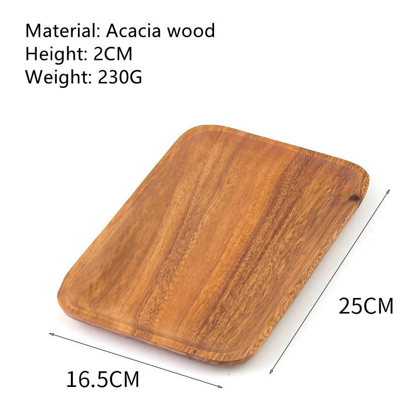 25*17*2cm Acacia Wooden Plate