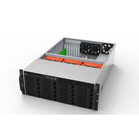 Baie de disque dur SATA/SAS 6G à échange à chaud 20 baies, serveur de stockage 4U, châssis avec facteur de forme ATX, ventilateur horizontal en plastique, en stock