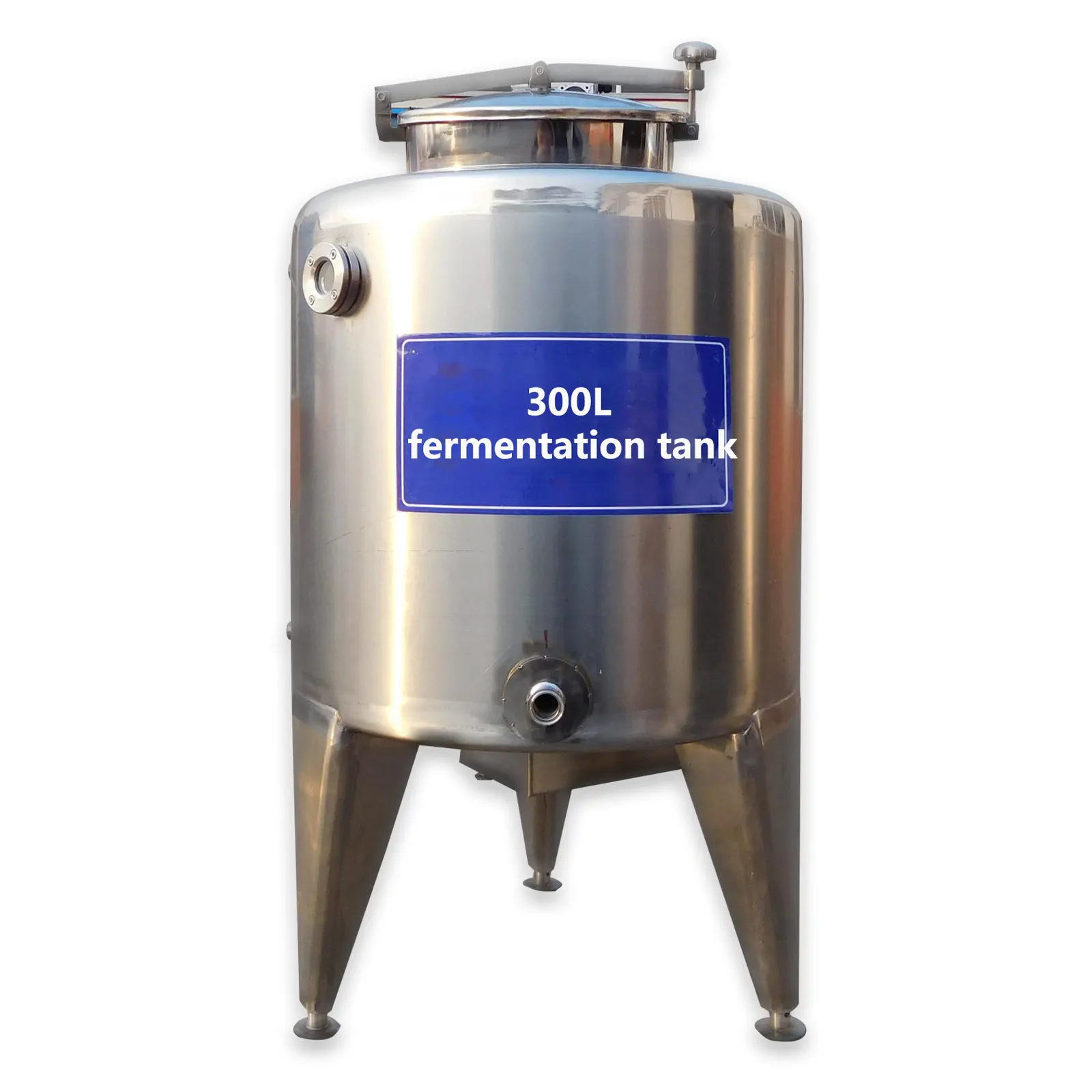 Satılık kaliteli 600L gıda fermantasyon varil/şarap paslanmaz çelik mayalayıcı/Tank