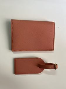 Nuovissimo Set Regalo con <span class=keywords><strong>Portapassaporto</strong></span> e Etichetta per Bagagli <span class=keywords><strong>in</strong></span> <span class=keywords><strong>Pelle</strong></span> PU da Viaggio con Logo Personalizzato - Product Image 5