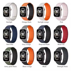 Bracelet magnétique en silicone pour <span class=keywords><strong>Apple</strong></span> <span class=keywords><strong>Watch</strong></span> 789 Ultra Advanced Sense Strap N54 Bracelet de montre magnétique en silicone - Product Image 6