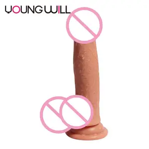 Grote Maat Kunstmatige Vloeibare Siliconen Penis Enorme Met Sterke Zuignap Grote Zachte Plastic Dildo Voor Vrouwen Adult Sex Toys