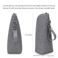 Sac à biberon portable, sac à langer imperméable, accessoire pour maman