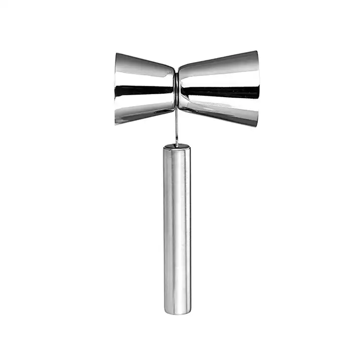 Source Cocktail Jigger Supplier Food Grade Metal Cocktail Measuring Jigger  with Handle 20/40ml on m.