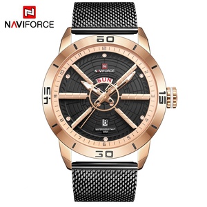 Nuevo Reloj de Pulsera Naviforce 9155 de Lujo para Hombre, Reloj de Cuarzo Informal de Acero Inoxidable de Marca para Hombre - Product Image 3