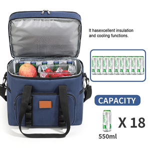 Creative Gifts Double Ice Pack Cooler Bag Large Capacity Camping Outdoor Thermal Picnic Bag Portable Lunch Bags - Product Image 5