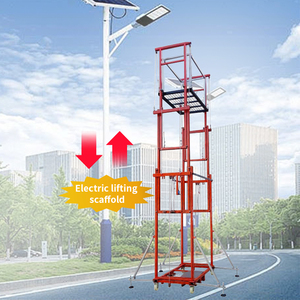 Plataforma Elevadora Eléctrica Móvil Portátil de 500 kg, 3 m, 6 m, 8 m, 7 m, Andamio Eléctrico Plegable para Construcción - Product Image 4