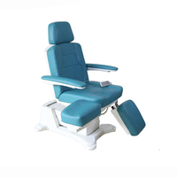 Cuir de fibre de luxe 4 moteurs 4 réglage pied Spa pédicure chaise électrique beauté lit SPA chaise