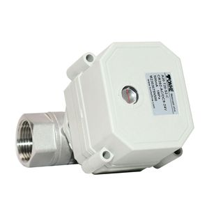 วาล์วบอลไฟฟ้า WOW DN20 1/2 นิ้ว AC 220V วาล์วควบคุมน้ำ - Product Image 3