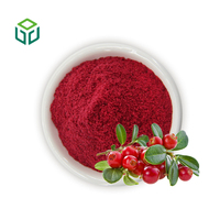 Service OEM Personnalisé : Poudre de fruits de canneberge lyophilisée instantanée de qualité alimentaire, 1 kg (baril/bouteille/canette)