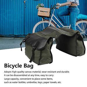 Sacoche de Selle de <span class=keywords><strong>Vélo</strong></span> Imperméable Grande Capacité en Toile pour Moto et VTT – Idéale pour le Transport Extérieur - Product Image 3