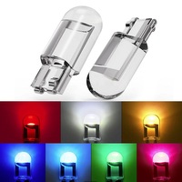 A80 couvercle en verre d'origine haute luminosité COB T10 W5W 194 168 LED ampoule de voiture vert rouge bleu ambre lampe de plaque d'immatriculation 12V lampe dôme
