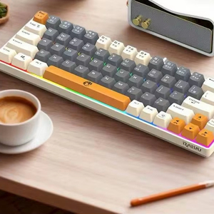 Bàn phím có dây <span class=keywords><strong>USB</strong></span> 68 Phím Bán Chạy nhất với cảm giác cơ học và bàn phím chơi game nhẹ hỗn hợp - Product Image 5