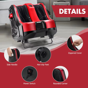 Productos de masajeador de alta calidad 110V/240V Masajeador eléctrico de pies y piernas con calefacción de presión de aire - Product Image 5