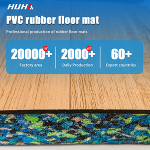 Alfombrillas de goma de PVC para gimnasios antideslizantes que absorben los golpes y son fáciles de limpiar para uso comercial - Product Image 3