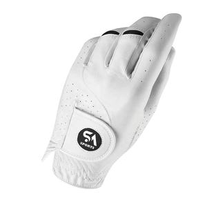 Venta al por mayor de guantes de golf de primera calidad logotipo personalizado guantes de golf de cuero suave logotipo personalizado adecuado Cabretta guantes de golf de cuero - Product Image 1