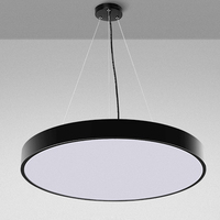 Lampes rondes DS-24 28/36/40 Watt, lampe de plafond LED ronde blanche, lampe suspendue/encastrée avec lumière naturelle 4000K, éclairage domestique