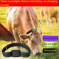 Localisateur GPS pour animaux Traqueur solaire pour animaux de compagnie Positionnement en temps réel Traceur GPS historique pour bovins, moutons, chevaux et chameaux