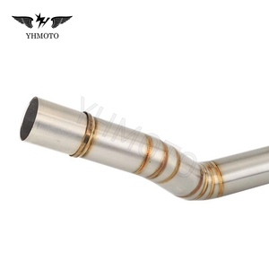YHMOTO Tuyau de raccordement intermédiaire d'échappement, tube de silencieux, pièces de performance pour Honda CBR250RR 2017-2023 - Product Image 4