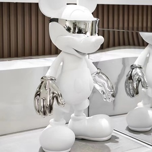 Nueva Tendencia de Moda: Escultura de Resina Cyberpunk de <span class=keywords><strong>Mickey</strong></span>, Adorno Decorativo para Sala de Estar, Porche, Mueble de TV, Barra, Entrada, Decoración Moderna - Product Image 6