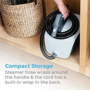 <span class=keywords><strong>Nettoyeur</strong></span> <span class=keywords><strong>vapeur</strong></span> <span class=keywords><strong>professionnel</strong></span> à roulettes haute performance 1500W pour tapis, sols, fenêtres et voitures - Product Image 6