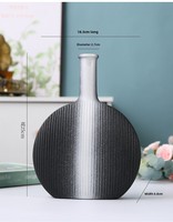 R42 Home Decor Luxus zubehör Nordic Modern Rustikal Modern Dekorativ Großhandel Keramik vasen Mit Künstlichen Pflanzen