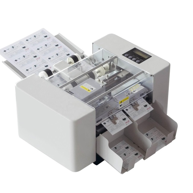 Desktop Commercial Professional Multi-function Card Slitter Automatic Business Name Card Cutting Machine SSA-001-I