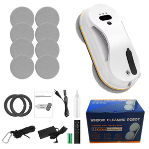 <span class=keywords><strong>Robot</strong></span> de nettoyage de vitres W15S en gros d'usine, compatible Wi-Fi, télécommande, pulvérisation d'eau atomisée ultrasonique, polisseur <span class=keywords><strong>robot</strong></span> - Product Image 4